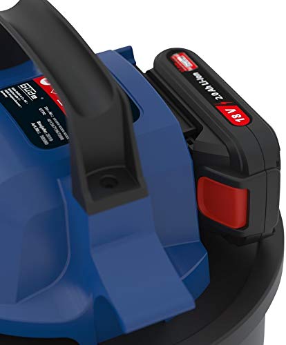 Güde 58580 Akku Aschesauger AS 18-201-05 (18V, max. Unterdruck: 80 mbar, Schlauchlänge: 1 m, Behältervolumen: 15 l, Schlauchdurchmesser: 30 mm, inkl. HEPA-Filter und 2,0 Ah Akkupack mit Ladegerät)