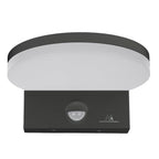 Maclean MCE344 LED Wandleuchte mit PIR Bewegungssensor und Dämmerungssensor, 15W 1560lm Wandlampe IP65 Wasserdicht Außenlampe 4000K Neutralweiß, für Außen- und Innenbereich (Grau)
