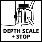 Einhell Säulenbohrmaschine TC-BD (Bis 2410 Min-1, 9 Stufen, Max. Bohrtiefe 50 mm, Einstellbarer Tiefenanschlag, Neig/drehbarer und Höhenverstellbarer Bohrtisch), Mutli, 500 W