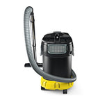 Kärcher AD 4 Premium Aschesauger und Trockensauger ideal für die Reinigung von Kaminen, Pelletöfen und Grills (mit Filterreinigung, 17-Liter-Metallbehälter, Reinigung ohne Schmutzkontakt) Gelb/Schwarz