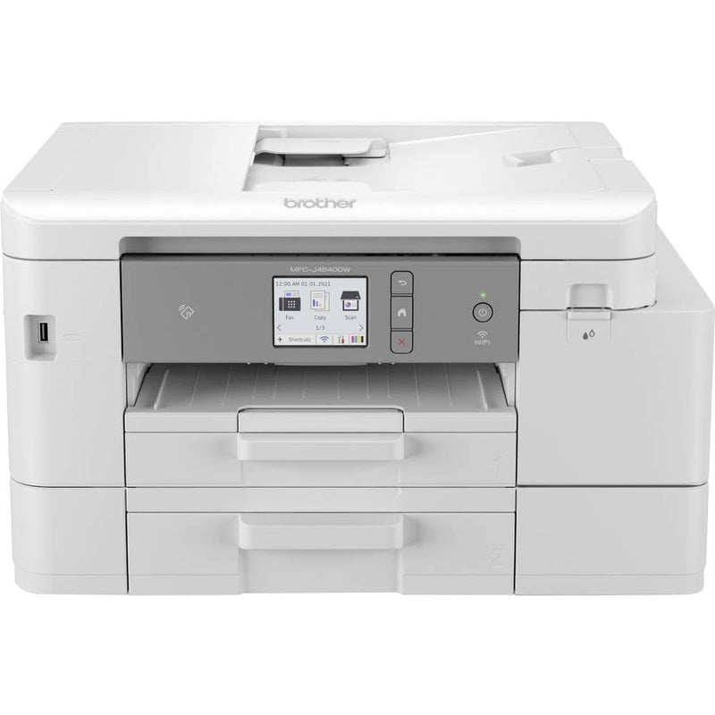 Brother MFC-J4540DWXL 4-in-1 Farbtintenstrahl-Multifunktionsgerät (Drucker, Scanner, Kopierer, Fax), weiß, 435 x 250 x 355 mm