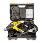 WAGNER Heißluftpistole FURNO 750 - Max.630°C, 2000 W, Ergonomischer Handgriff inkl. Abstrahl-, Reflektor-, Zentrier-, Breitstrahldüse, Farbschaber und LCD-Anzeige