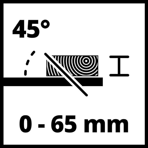 Einhell Tischkreissäge TC-TS 2025/2 U (2.000 Watt, 85 mm Schnitthöhe, Ø 250 mm Sägeblatt, Tischverbreiterung, Winkelanschlag, Parallelanschlag, Sägeblattneigung)