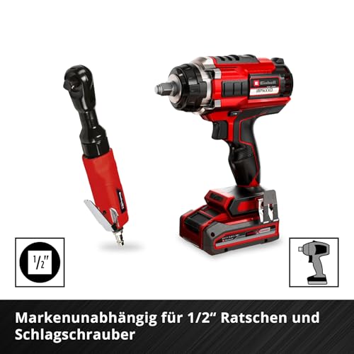 Original Einhell Impact Stecknuss-Set 32-tlg. (18x 30-mm-Kraftbits, 9x 40-mm-Stecknüsse, 3x 80-mm-Stecknüsse, S2- und CrMo-Stahl, Kunststoffhülse, KFZ-Bereich)