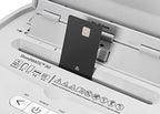 Dahle ShredMATIC 90 Aktenvernichter Autofeed (90 Blatt, P-4, Partikelschnitt, öl- und wartungsfrei, Automatischer Papiereinzug) lichtgrau/staubgrau