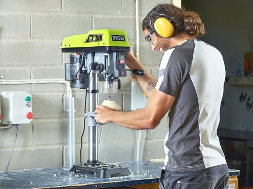 RYOBI 390 W Säulenbohrmaschine, Bohrtiefe 50 mm RDP102L
