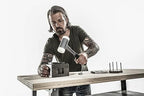 SUPERCRAFT-Schonhammer, mit bruchsicherem Stahlrohrstiel und ergonomisch geformtem, rutschsicherem Griff | D=70 mm | 3377.070