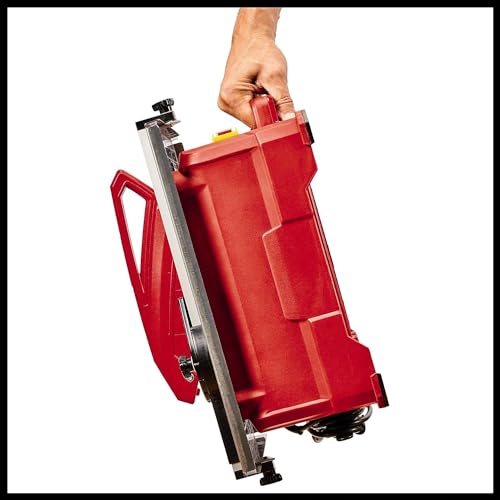 Einhell Fliesenschneidmaschine TC-TC 800 (800 W, 2.950 min-1, neigbarer Edelstahltisch mit Winkelskala, verstellbarer Winkelanschlag, Parallelanschlag mit Skala, inkl. Diamanttrennscheibe Ø 180)
