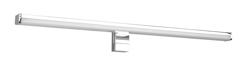 Trio Leuchten LED Bad Wandleuchte Lino 284116006, Kunststoff Chrom, inklusiv 11.5 Watt LED