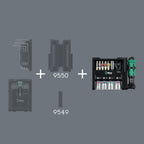 Wera 05049001001 Tool-Check Modular Imperial 1, 21-teilig