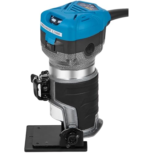 VEVOR 710W Holzfräse Oberfräse Kantenfräse Mit Feste Basis Neigungsbasis Tauchbasis