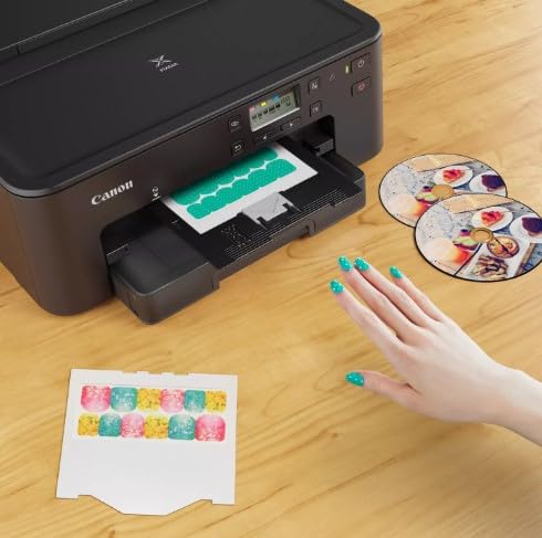 Canon PIXMA TS705a reiner Tintenstrahldrucker (ohne Scan- & Kopierfunktion, WLAN, Duplex, 5 separate Tinten, AirPrint, A4, Schwarz)