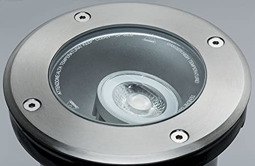 Paulmann Beleuchtungssystem Plug&Shine LED-Außeneinbauleuchte 6 W Warm-Weiß 93908 Silber 38 °