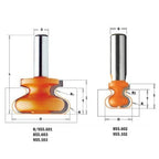 CMT Orange Tools 955.103.11 – Erdbeere für Griffe HW S 8 D 38,1 x 20,7 R6, Grigio/Arancio