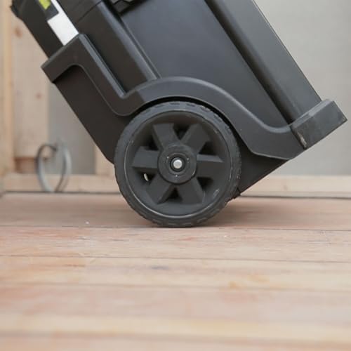 Stanley Rollende Werkstatt aus Metall-Kunststoff 1-79-206 / Werkzeugwagen leer mit 3 modularen Einheiten / Vielseitige Werkzeugbox für Kleinteile und große Werkzeuge