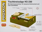 PROXXON Tischkreissäge KS 230, 27006