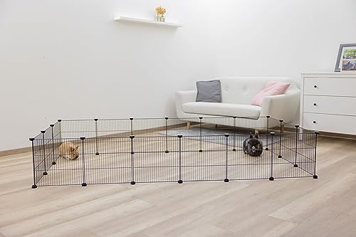 Kerbl Pet Erweiterung 6X Kunststoffwand-Elemente für Indoor-Freigehege Hopsi, 35x35 cm je Element