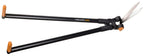 Fiskars Scherenstorch, Multifunktionale Hecken- und Rasenschere, Reichweite bis 2,5 m, Schwarz/Orange, PowerLever, GS53, 1001565