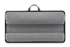 DIGITUS Notebook Kissen - mit Smartphone-Halterung - für 17" Laptops - Laptopunterlage - zum bequemen Arbeiten vom Sofa oder Bett aus - Grau