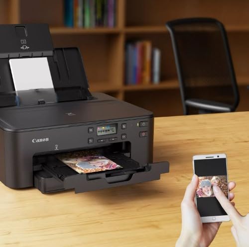 Canon PIXMA TS705a reiner Tintenstrahldrucker (ohne Scan- & Kopierfunktion, WLAN, Duplex, 5 separate Tinten, AirPrint, A4, Schwarz)