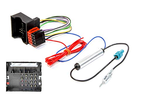 Sound-way Kabel Adapter ISO Autoradio kompatibel mit Citroen