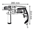 Bosch Professional Schlagbohrmaschine GSB 16 RE (inkl. Schnellspannbohrfutter 13mm, Tiefenanschlag 210mm, Zusatzhandgriff, Handwerkoffer)
