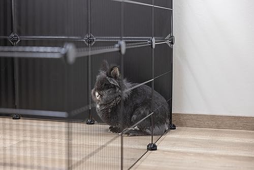 Kerbl Pet Erweiterung 6X Kunststoffwand-Elemente für Indoor-Freigehege Hopsi, 35x35 cm je Element