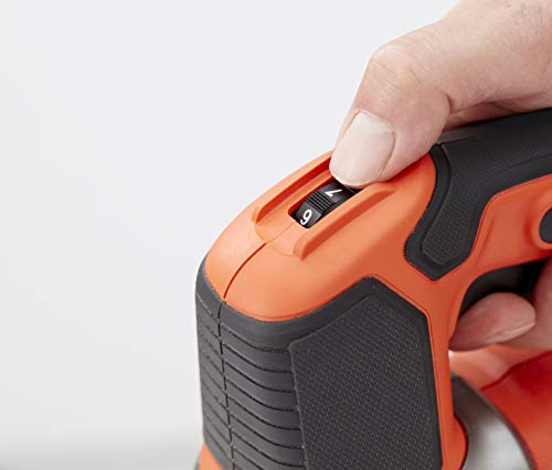 Black+Decker Elektronik-Pendelhub-Stichsäge (650 Watt, 19mm Hublänge, max. 90 mm Schnitttiefe, 3 Pendelhubstufen für vielseitigen Einsatz, variable Hubzahl, inkl. 2 Sägeblätter + Koffer) BES610K