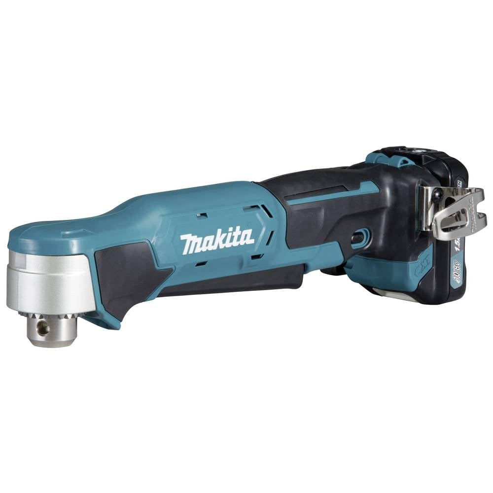 Makita DA332DSYJ Akku Winkelbohrmaschine 10,8 V, Ladegerät im Makpac, Petrol, mit 2x Akku 1,5 Ah