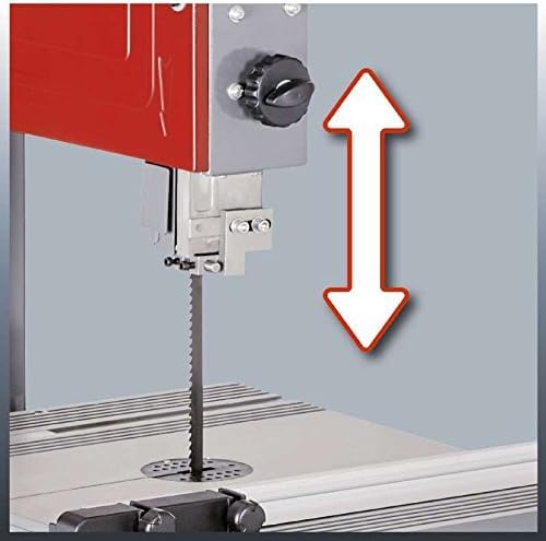 Einhell Bandsäge TC-SB 305 U (750W, 370-800 m/min Sägebandgeschw., 170mm Schnitth.), neigbarer Sägetisch, Parallel- und Winkelanschlag, Untergestell