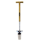 Spear & Jackson 4813BP Traditioneller Knollenpflanzer, Edelstahl, mit langem Stiel
