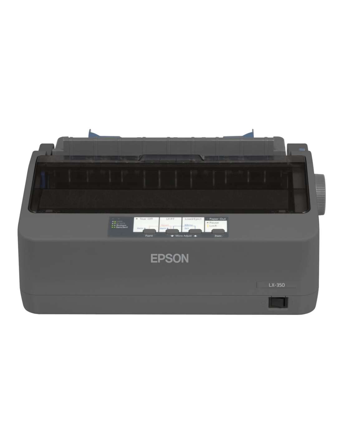 EPSON LX-350 EU Matrixdrucker (9-Nadeln, USB 2.0) schwarz, 43cm