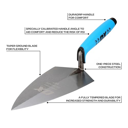 OX OX-P011210 Pro Brick Trowel Philadelphia Pattern-10 / 250mm Kelle, blau