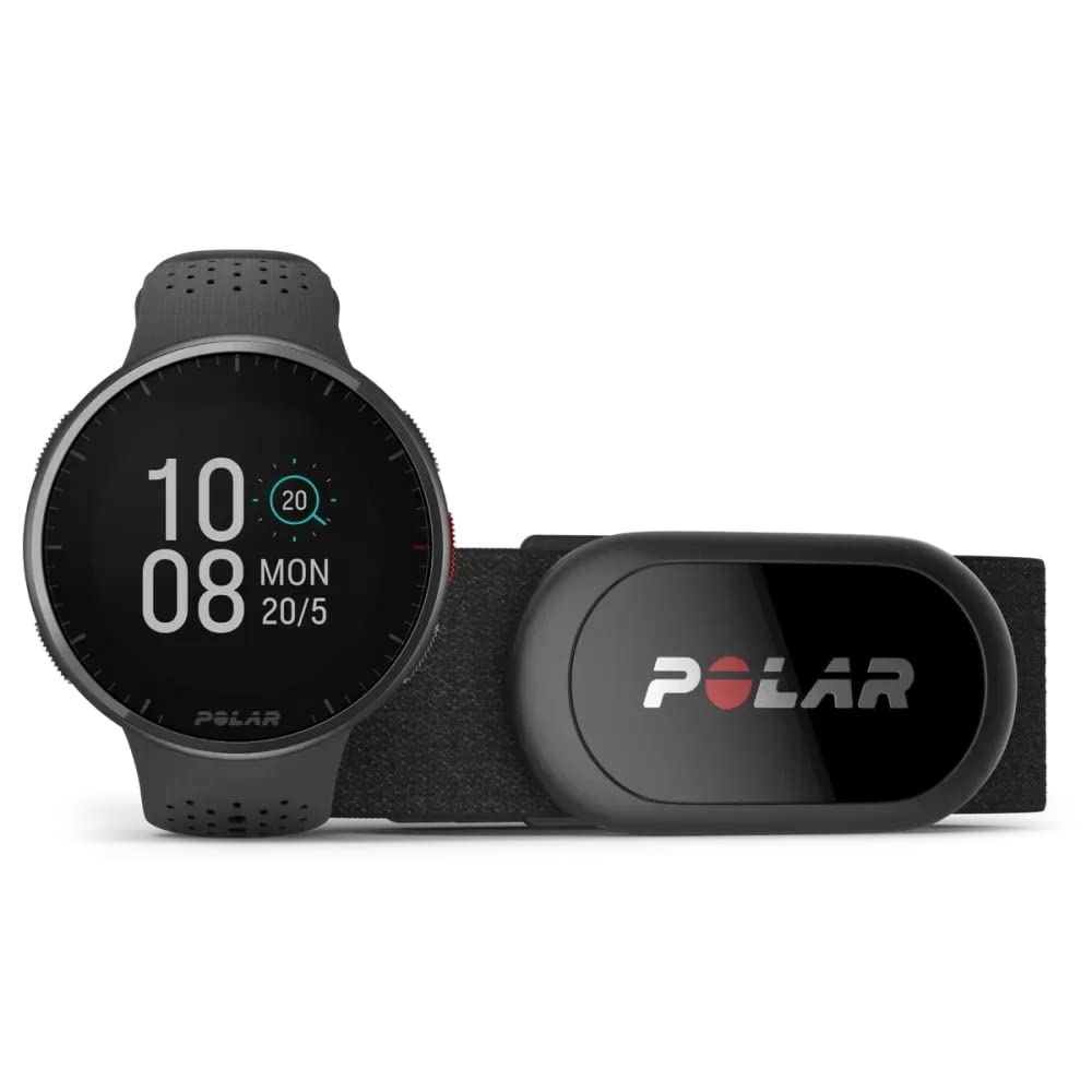 Polar Pacer Pro & H10 – Moderne GPS-Sportuhr & Herzfrequenzsensor, Pulsuhr, Smartwatch für Männer und Frauen, Laufuhr Training, Schlafüberwachung und Activity Tracker