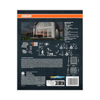 Osram LED-Solar-Außenleuchte Endura Outdoor schwarz mit Flutlicht und Solar-Panel, 5 m langes Kabel, mit Fernbedienung und PIR-Bewegungsmelder, 10 W, 1400 lm, 840, 4000 K Lichtfarbe, EEK A