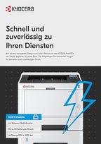 Kyocera Ecosys PA4000x Laserdrucker Schwarz Weiss, Laser Drucker mit Duplex, Drucker klein 40 Seiten pro Minute. Laserdrucker Inkl. Mobile Print Funktion