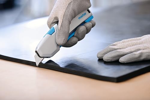 MARTOR Sicherheitsmesser mit Klingeneinzug, SECUPRO 625, Profi Cuttermesser, Aluminium, Rechts- & Linkshänder, Logistik