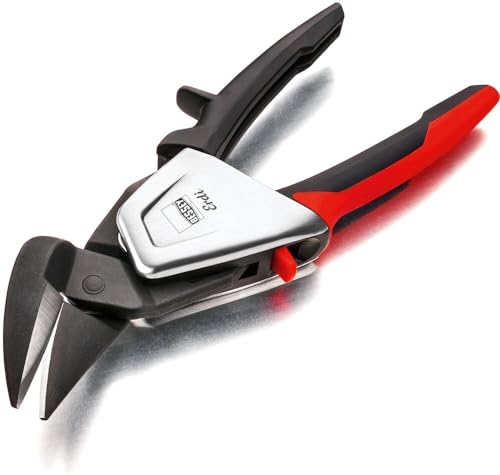 BESSEY Erdi Ideal-Schere D39ASSL, Linksschneidend, Gesamtlänge 230 mm Schnittlänge 30 mm, für gerade und Figurenschnitte, Gewicht 0,49 kg