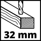 Einhell Schlagbohrmaschinen-Set TC-ID 1000 E Kit (1.010 W, Bohrleistung Holz 32 mm, Metall 13 mm, Beton 16 mm, 13 mm Schnellspannbohrfutter, inkl. 16-tlg. Bohrer-Set und Tasche) Rot