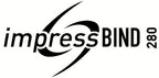 Leitz 73880000 Buchbindegerät impressBIND 280 für A4, blau/silber