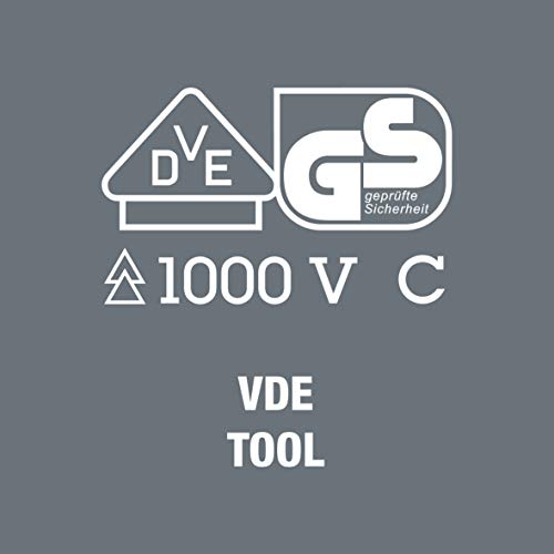 Wera 05020170001 6004 Joker VDE 4 Set 1, VDE-isolierter selbstjustierender Maulschlüssel-Satz, 4-teilig