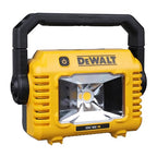 Dewalt LED Akku-Baustellenleuchte DCL077 (sehr hohe Lichtstärke von bis 2.000 Lumen, robuster Multi-Positionsgriff, IP54, mit Stativaufnahme 1/4" und 5/8", Lieferung ohne Akku und Ladegerät)