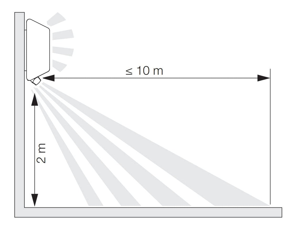 Steinel Außenleuchte L 30 S Anthrazit, 180° Bewegungsmelder, 10 m Reichweite, E27 Fassung, Design-Wandlampe außen schlagfest