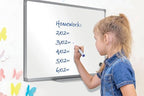 Nobo Amazon Exclusive Stahl-Magnettafel 240 x 120 cm – Trocken abwischbare Memotafel mit Aluminiumrahmen und Stifthalter, magnetische Wandtafel für Büro, Zuhause, Klassenzimmer