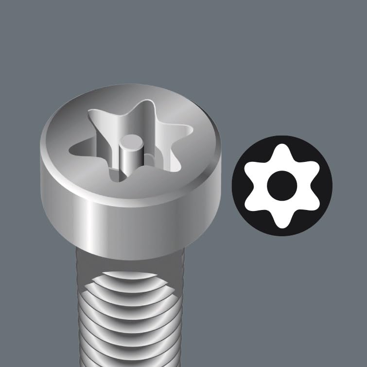 Wera Winkelschlüsselsatz 967 SPKL/9 TORX® BO Multicolour, BlackLaser, 9-teilig, 05073599001