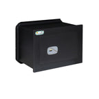 Yale Wandtresor mit Schlüssel Y3260220, Schwarz, 27 x 39 x 24 cm, 2 horizontale und 1 + 1 vertikale Riegel