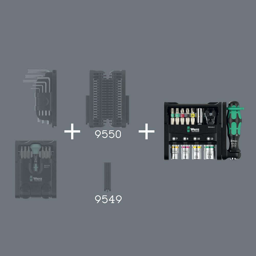 Wera 05049000001 Tool-Check Modular 1, 21-teilig