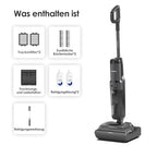 Tineco Floor ONE S7 Stretch Ultra Nass Trockensauger, 180° Lay-Flat Nasssauger, 85°C 5 Min Flashdry-Selbstreinige, 50 Min Laufzeit, DualBlock Anti-Tangle, Beide Kantenreinigen, Reinigen unter Möbeln