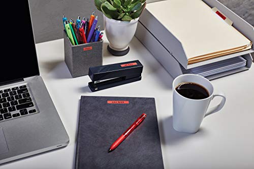 DYMO Original D1-Etikettenband | schwarz auf rot | 19 mm x 7 m | selbstklebendes Schriftband | für LabelManager-Beschriftungsgerät
