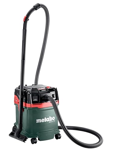 metabo ASA 30 L PC Allessauger – 602086000 – Nass-/Trockensauger mit integrierter Filterabreinigung – 5,5 m Kabellänge